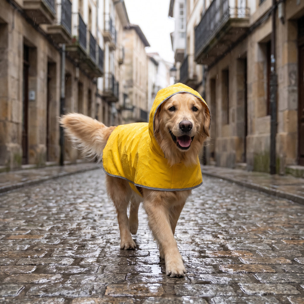 Chubasquero Reversible Impermeable para Perros