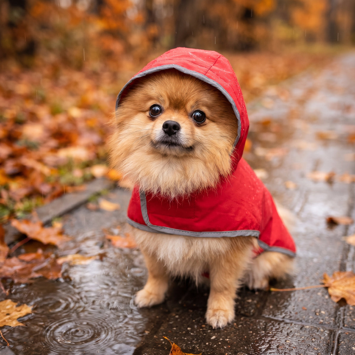 Chubasquero Reversible Impermeable para Perros